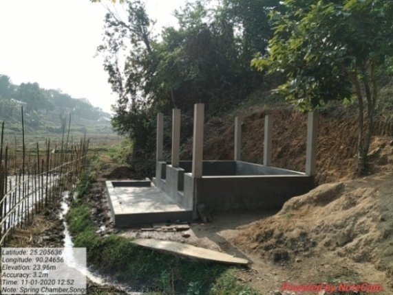 F:\Village Report Ajita\Baburambil\SPRING CHAMBER, Songgitcham, Baburambill, DALU Block, WGH as on 11 Jan 2020.jpeg